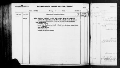1940 Census Enumeration District Descriptions - Hawaii - Maui County - ED 5-13