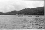 Decorated boats greet the Bishop of Malaita at Lau Lagoon