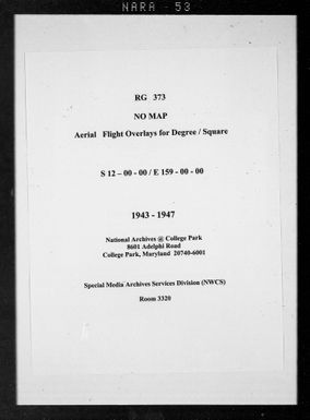 Overlay indexes for degree square 12S159E