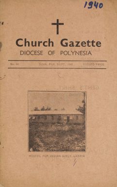 Church Gazette, Polynesia: September 1940