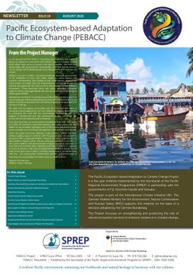 Pacific ecosystem-based adaptation to climate change (PEBACC) newsletter, Issue 10 (August 2020)