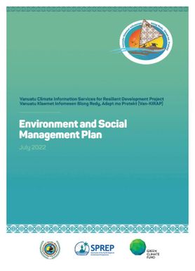 Vanuatu Climate Information Services for Resilient Development Project: Environment and Social Management Plan