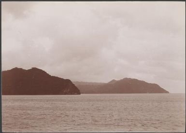 Steep Cliff Bay, Raga, New Hebrides, 1906 / J.W. Beattie