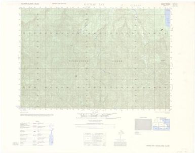 Solomon Islands 1:50,000: Kaukau Bay (7928-IV)