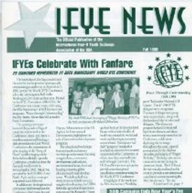 IFYE NEWS: The Official Publication of the International Four-H Youth Exchange Association of the USA