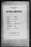 Patrol Reports. Western District, Nomad, 1972 - 1973