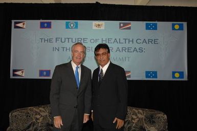 [Assignment: 48-DPA-09-29-08_SOI_K_Isl_Conf_Lead] Participants in the Insular Areas Health Summit [("The Future of Health Care in the Insular Areas: A Leaders Summit") at the Marriott Hotel in] Honolulu, Hawaii, where Interior Secretary Dirk Kempthorne [joined senior federal health officials and leaders of the U.S. territories and freely associated states to discuss strategies and initiatives for advancing health care in those communinties [48-DPA-09-29-08_SOI_K_Isl_Conf_Lead_DOI_0662.JPG]