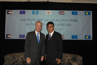 [Assignment: 48-DPA-09-29-08_SOI_K_Isl_Conf_Lead] Participants in the Insular Areas Health Summit [("The Future of Health Care in the Insular Areas: A Leaders Summit") at the Marriott Hotel in] Honolulu, Hawaii, where Interior Secretary Dirk Kempthorne [joined senior federal health officials and leaders of the U.S. territories and freely associated states to discuss strategies and initiatives for advancing health care in those communinties [48-DPA-09-29-08_SOI_K_Isl_Conf_Lead_DOI_0662.JPG]