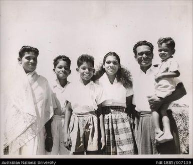 Indian Farmer and family