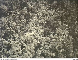 NEW GUINEA. C. 1944. AERIAL PHOTOGRAPH OF JUNGLE TERRAIN