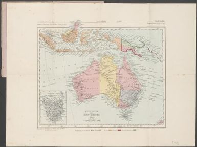Australia and New Guinea 1885