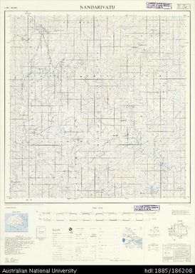 Fiji, Viti Levu, Nandarivatu, Series: X754, Sheet 6, 1972, 1:50 000