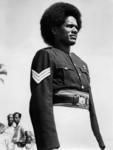 Photograph of a Fijian army officer