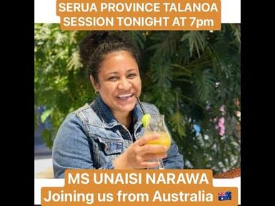 UNAISI NARAWA - VULI NI PHD IN LAWA MAI QUEENSLAND AUSTRALIA (24/09/2021).