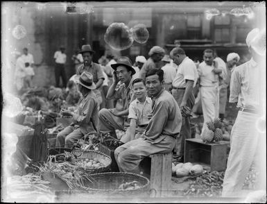 Market scene, Fiji