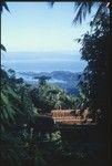 Sinalagu Harbour, looking northeast from atop the coastal ridge on the way to 'Oloburi