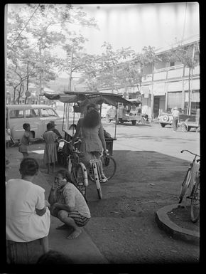 Street scene, Papeete, Tahiti