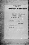 Patrol Reports. New Ireland District, Kavieng, 1964 - 1965