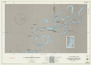 Fly River chart folio Korimoro Point to Kiunga navigation charts : hydrographic survey of the Fly River, Papua New Guinea - Western Province (32)