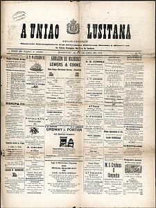 A União Lusitana April 13, 1895