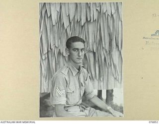 PORT MORESBY, PAPUA. 1944-11. CORPORAL D.H. WILSON, AUSTRALIAN MILITARY HISTORY SECTION