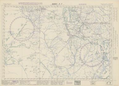 Australian aeronautical map (Sheet F7)