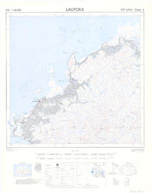 Fiji 1:50,000: Lautoka (Sheet Viti Levu 4)