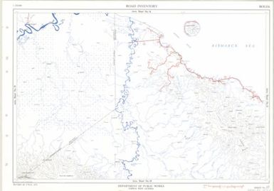 Papua New Guinea road inventory, July 1975: Bogia (Sheet 17)