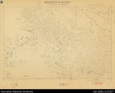 Papua New Guinea, Milinch of Bundi (Fourmil of Ramu), Milinch series, 1956, 1:63 360