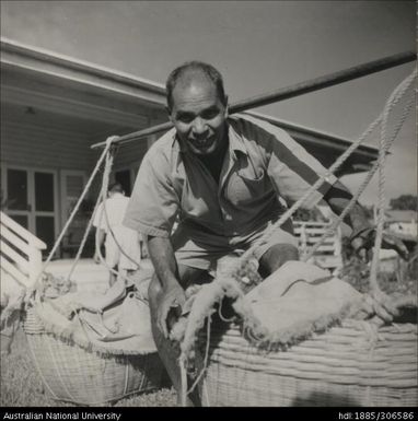 Farmer carrying goods