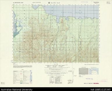 Papua New Guinea, Bougainville, Baniu Bay, Series: AMS X713, Sheet 6741 II, 1966, 1:50 000