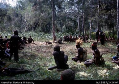 Group gathered in the bush