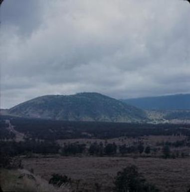 [Landscape of a distant mountain of Pu'u Wa'awa'a Forest Reserve, United States]