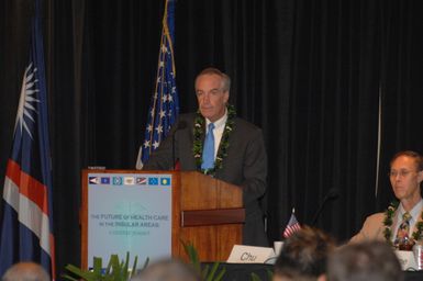 [Assignment: 48-DPA-09-29-08_SOI_K_Isl_Conf_AM] Insular Areas Health Summit [("The Future of Health Care in the Insular Areas: A Leaders Summit") at the Marriott Hotel in] Honolulu, Hawaii, where Interior Secretary Dirk Kempthorne [joined senior federal health officials and leaders of the U.S. territories and freely associated states to discuss strategies and initiatives for advancing health care in those communinties [48-DPA-09-29-08_SOI_K_Isl_Conf_AM_DOI_0471.JPG]