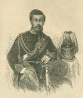 Lunalilo, King of Hawaii.