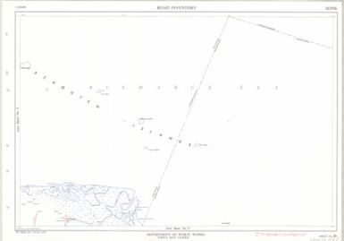 Papua New Guinea road inventory, July 1975: Sepik (Sheet 16)