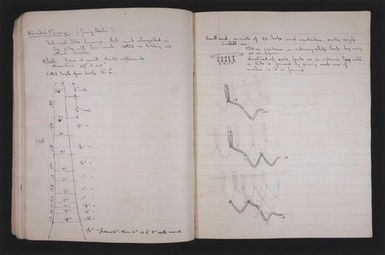 Maori Field Notes – Fishing and Agricultural Notes. MS SC BUCK 7.04: Measurements of hīnaki in Te Rangihīroa’s notebook, 1923