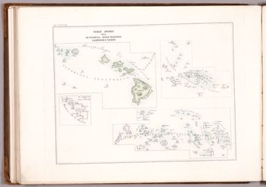 Tav. CXXXVIII. Vicariati apostolici della Micronesia Isole Marchesi Sandwich e Tahiti.