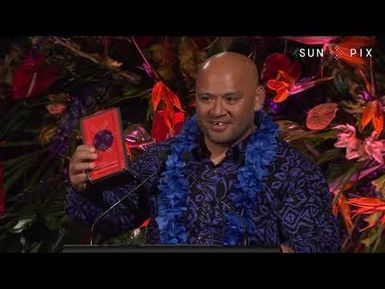 SunPix Pacific Peoples Awards 2018 - Saia Latu speech