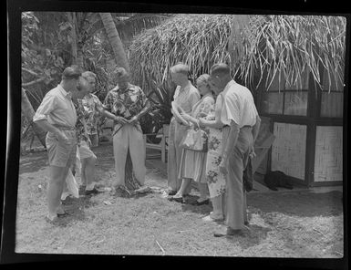 Jack Lynch and family, Tahiti