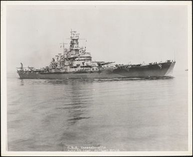 USS Massachusetts (BB-59), Fitted Out by Navy Yard, Boston