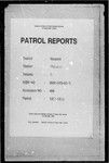 Patrol Reports. Western District, Rouku, 1957 - 1958