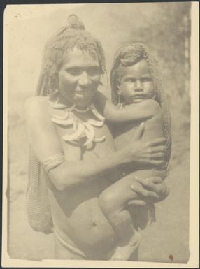 Woman and child at Ramu River, New Guinea, 1935 / Sarah Chinnery