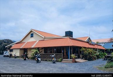 Cook Islands - Orange building