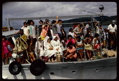 The boat from Ovalau, Fiji, 1971