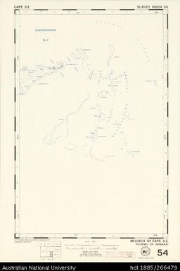 Papua New Guinea, Cape SE, Survey Index 54, 1:50 000, 1974