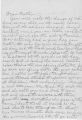 McKinney, Alfred Lee, Letter, n.d.