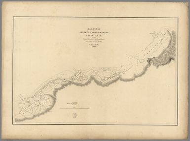 Harbours of Papieti, Toanoa, Papaoa and Matavai Bay with the Ship Channel through Reef, Island of Tahiti, by the U.S.Ex.Ex. 1839.