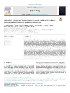 Beyond the boundaries: How Regulation-centered Marine Protected Area Information improves Ocean Protection Assessments