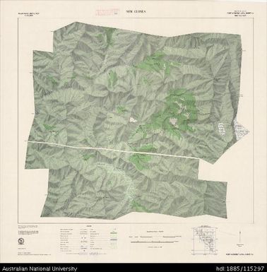 Papua New Guinea, Port Moresby, Preliminary Detail Plot, Series: NMP/62/029, Sheet 14, 1963, 1:50 000